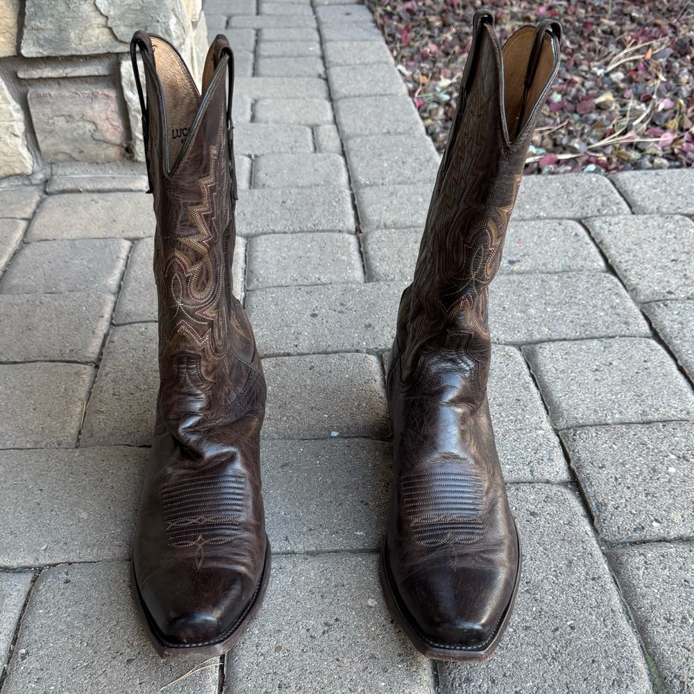 Lucchese Corbin Cowboy Boots Size 13D